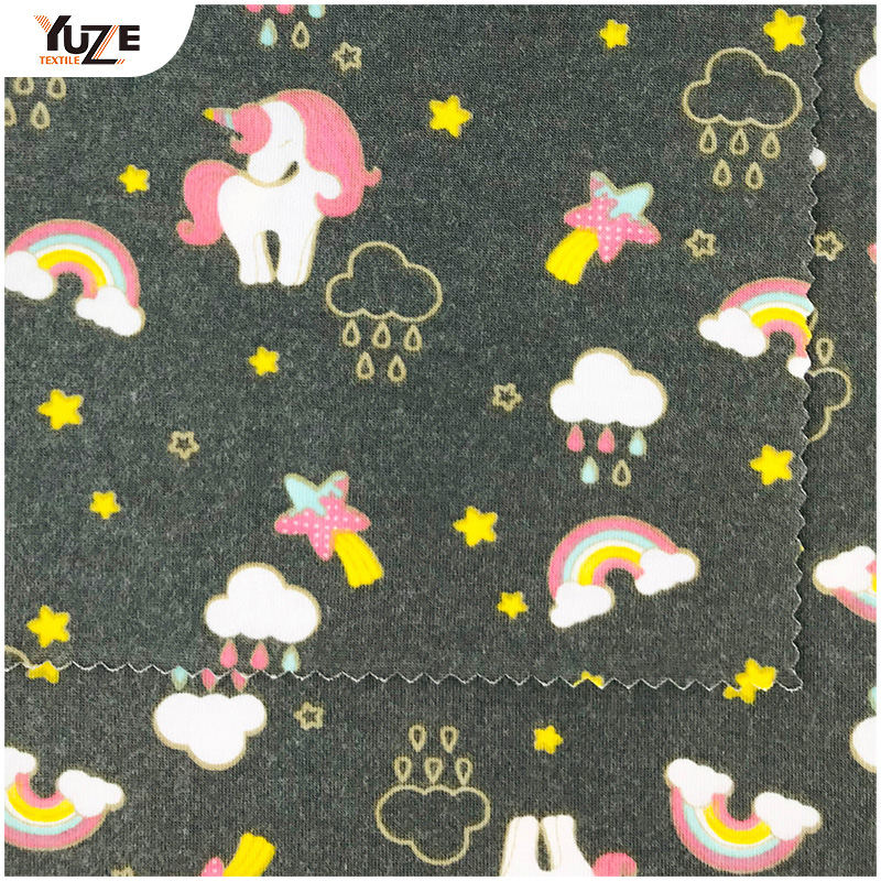 YZS20-726-3 Poly Spun Spandex Print