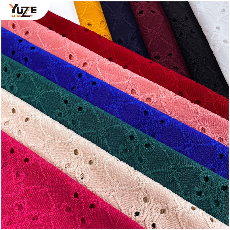 YZK-030030 DTY Spandex Jacq cu găuri