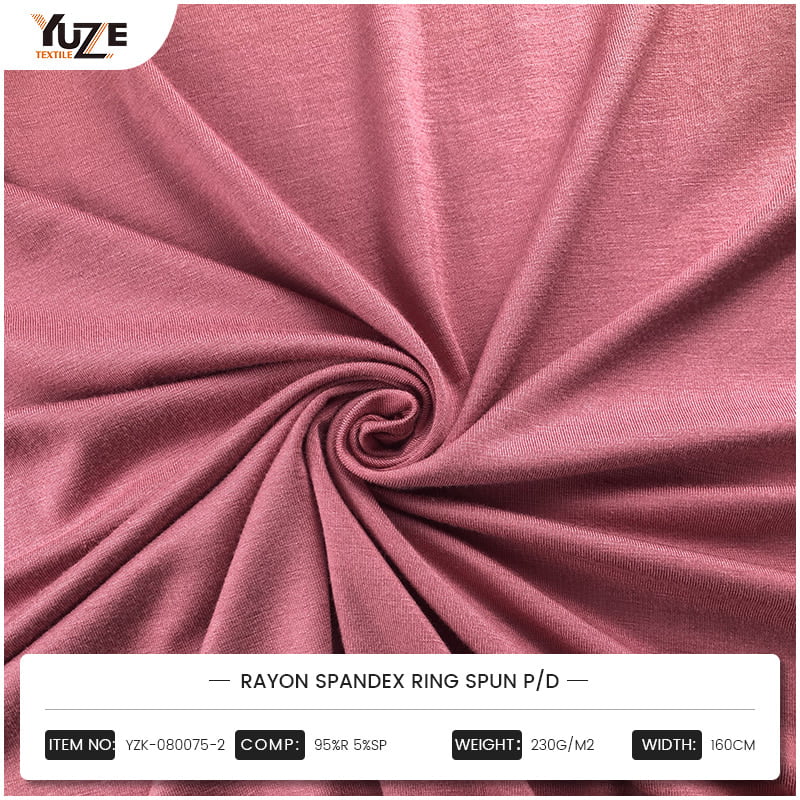 YZK-080075-2 Rayon Spandex Inel Spun P/D