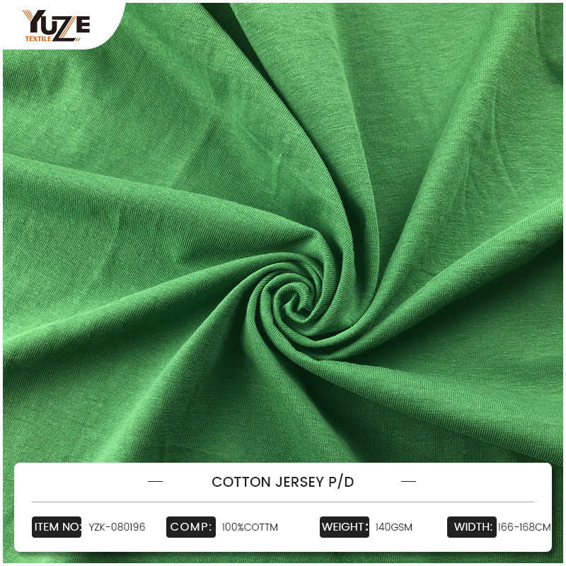 YZK-080196 Jersey de bumbac P/D