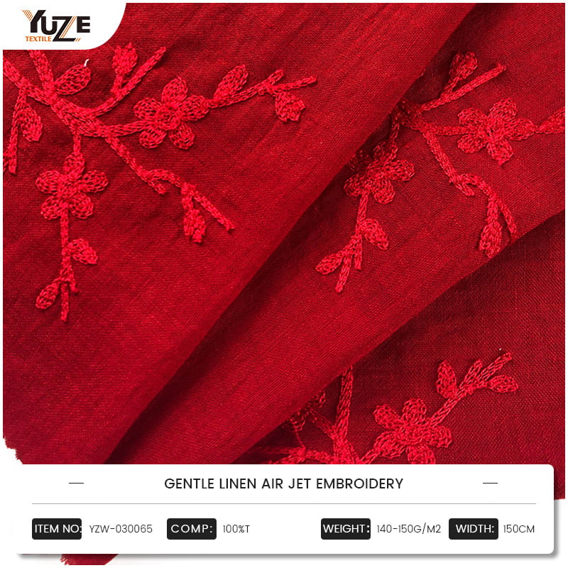 YZW-030065 Broderie cu jet de aer de lenjerie blândă