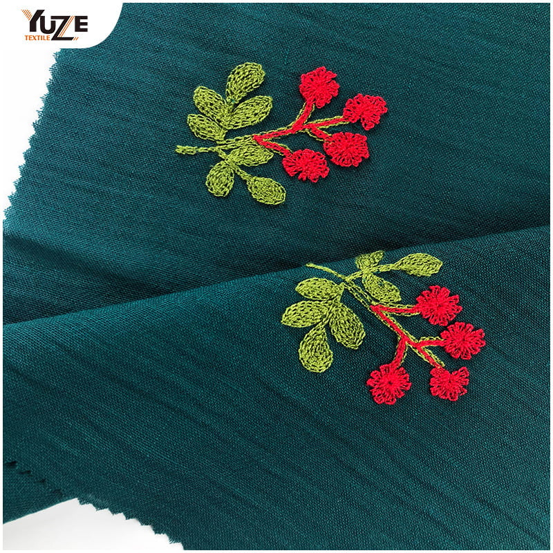 YZW-030066 broderie cu jet de aer cu lenjerie blândă