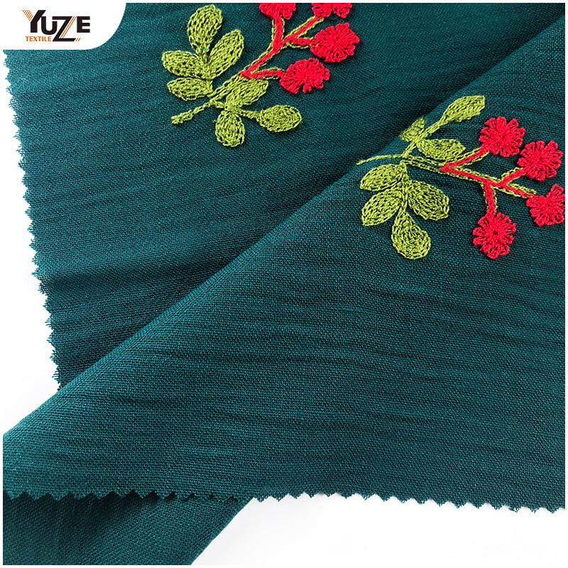 YZW-030066 broderie cu jet de aer cu lenjerie blândă