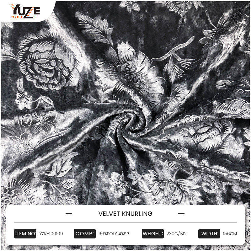 YZK-100109 Knurling de catifea