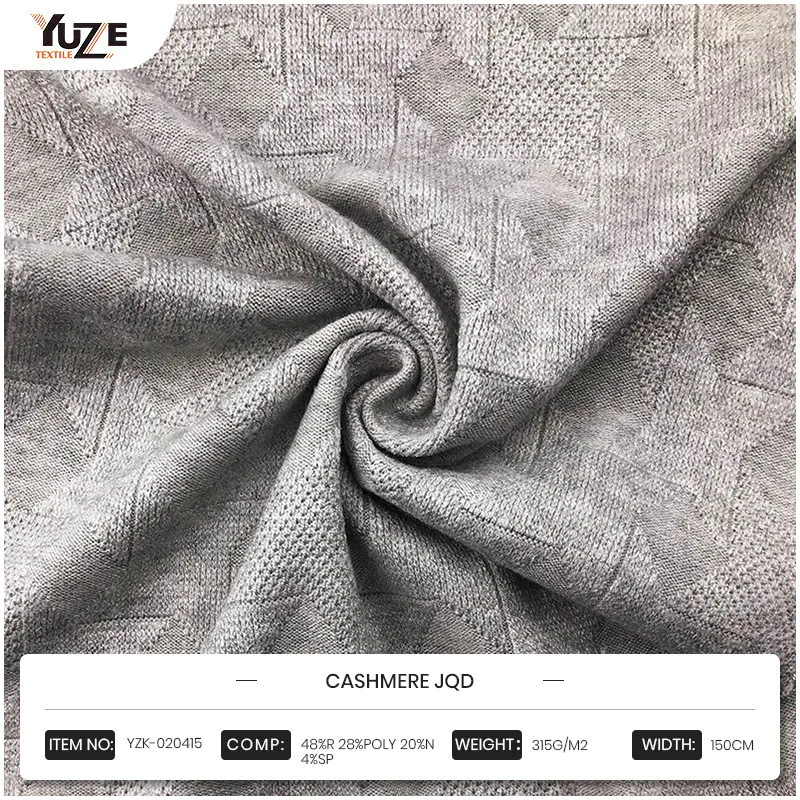 YZK-020415 Cashmere JQD: Sinergia mai multor materiale aduce un confort inegalabil