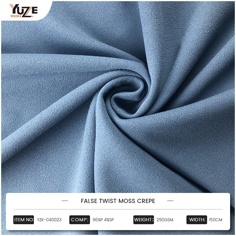 Eleganță tehnică în textile: ce face din țesătura Moss Crepe cea mai bună alegere pentru designul de modă de ultimă generație?